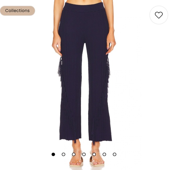 Cult Gaia Maude Knit Pant in Evening Blue - Picture 3 of 5
